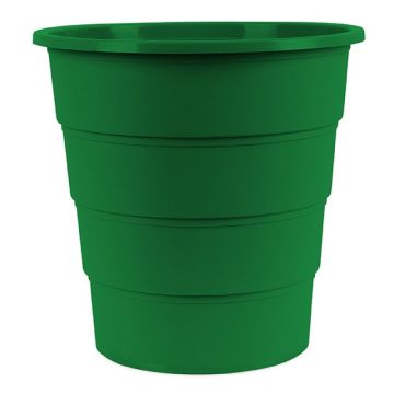 Kosz Na Śmieci Office Products, Pełny, 16L, Zielony