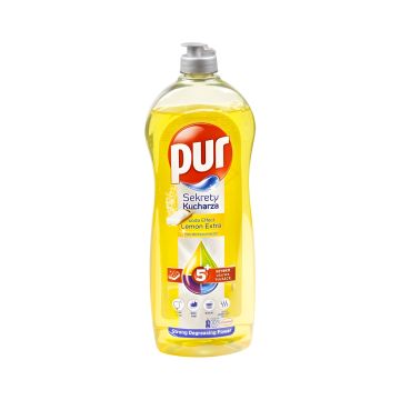 Płyn do mycia naczyń PUR o zapachu cytryny 750ml koncentrat do gastronomii