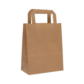 Torba pakowa ucho płaskie 260x140x320 biała