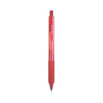 Długopis automatyczny żelowy OFFICE PRODUCTS 0,25 mm czerwony 1200 m