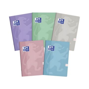 Zeszyt A5 w dwie linie Touch Pastel 16 kartek
