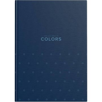 Brulion COLORS B5 160 kartek kratka z marginesem