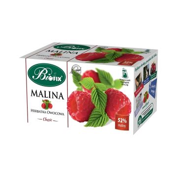 Herbata Bifix Owocowa 20 torebek Malina