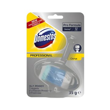 Kostka toaletowa DOMESTOS Diversey Citrus do misek ustępowych 35g z cytrusowym zapachem