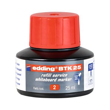 Tusz do uzupełniania markerów do tablic suchościeralnych E-BTK 25 edding czerwony
