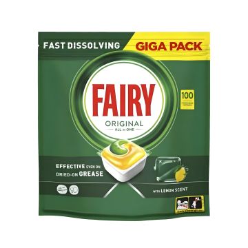 Fairy Kapsułki do zmywarki ORIGINAL 100szt 1351g All in One