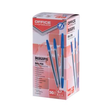 Długopis Office Products 1,0 mm niebieski do biura i firmy