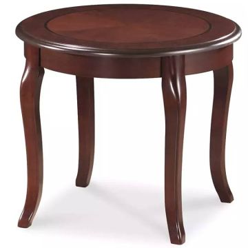 Ława okrągła 60 cm ciemny orzech XL MDF Royal Signal