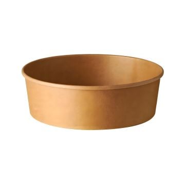 Pojemnik papierowy okrągły biały 500 ml średnica 150 mm wysokość 46 mm 50 sztuk