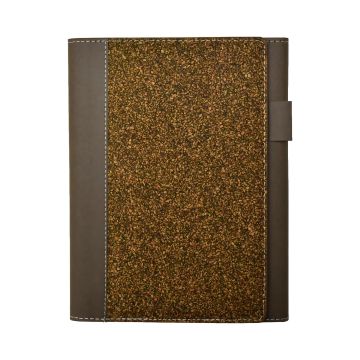 Notebook A5 REBEC korek naturalny z herbatą  brązowy