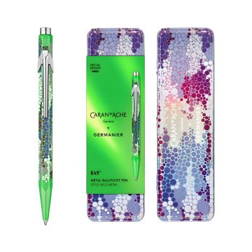 Długopis CARAN D'ACHE 849 Germanier zielony neonowy w pudełku