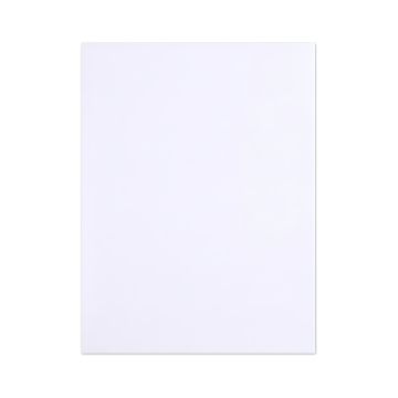 Skoroszyt OFFICE PRODUCTS Budget Pro kartonowy z listwą A4 250gsm biały
