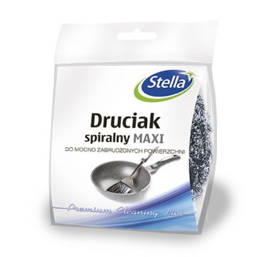 Druciak spiralny STELLA maxi srebrny 1 sztuka do segregatorów A4
