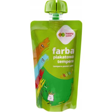 Farba Plakatowa Tempera Zielona 100ml Happy Color