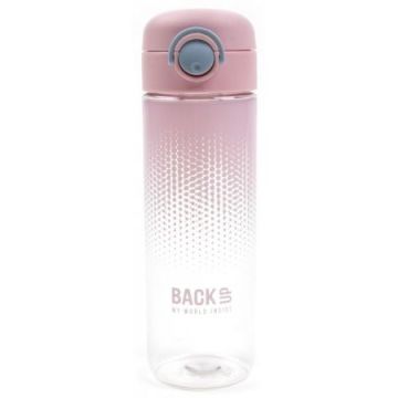 Bidon Backup sportowy z tworzywa sztucznego różowy 600 ml