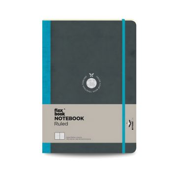 Notatnik Flexbook 17cm x 24cm w linie Large Turkusowy