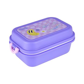 Lunch box plastikowy z przegródką wzór Smile jednokomorowy 1000 ml 200 sztuk
