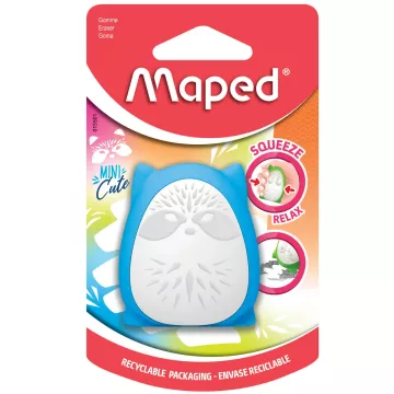 Gumka Mini Cute Squeeze niebieska blister
