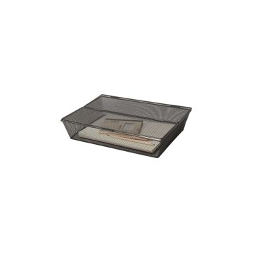 Pojemnik na dokumenty metalowy Q-CONNECT Office Set A4 zamykany czarny