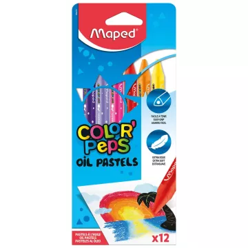Pastele olejne Colorpeps, pastele w sztyfcie, 12 kolorów