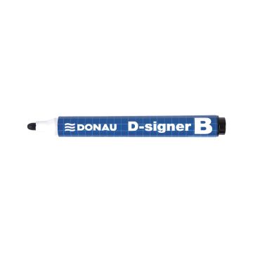 Marker do tablic DONAU D-Signer okrągły 2-4 mm z zawieszką czarny