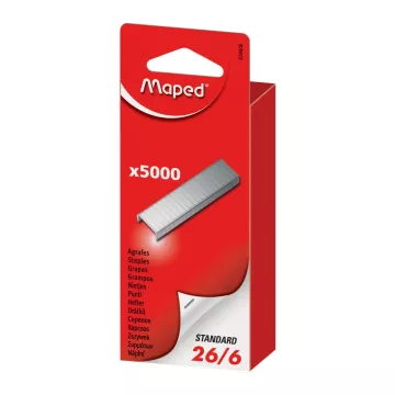 Zszywki 26/6 Maped 5000 sztuk