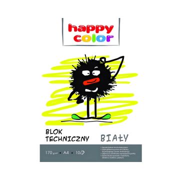 Blok techniczny biały format A4 20 arkuszy