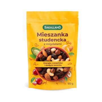 Mieszanka studencka z migdałami Bakalland 100g