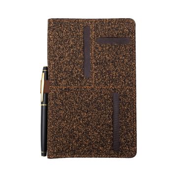 Notebook A5 REBEC Natural korek naturalny z kawą