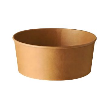 Pojemnik papierowy okrągły biały 750 ml średnica 150 mm wysokość 6 cm 50 sztuk