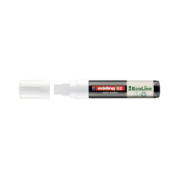 Marker olejowy na bazie wody Edding EcoLine e-52, szerokość 4-15 mm, biały