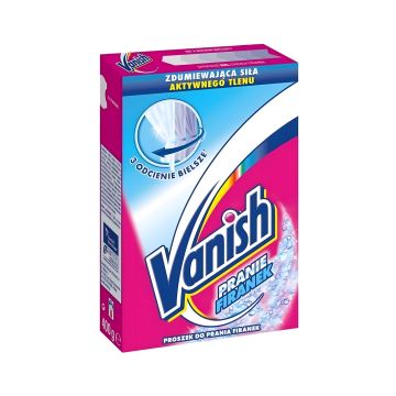 Vanish proszek do prania firanek, 400 g, wybielający, bez chloru, aktywny tlen, do białych firan