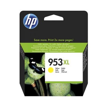 Tusz HP 953XL F6U18AE żółty o zwiększonej wydajności 20 ml 1600 stron
