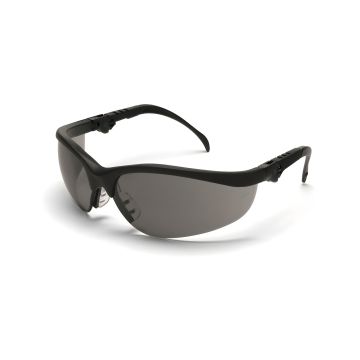 Okulary ochronne MCR Klondike Plus szare soczewki czarne oprawki