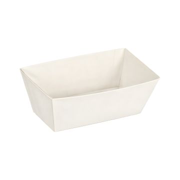 Tacka papierowa na sos biała 7 x 3 x 3,5 cm jednorazowa 50 sztuk