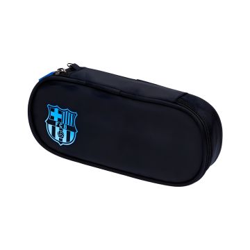 Piórnik FC Barcelona Black AC6 3253 jednokomorowy czarny