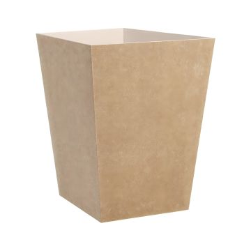 Kubełek papierowy kraft 3-warstwowy 3 litry pojemności 50 sztuk opakowanie
