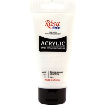 Farba akrylowa Rosa Studio 75ml Biel Cynkowa Zinc White