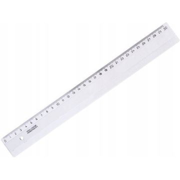 Linijka Przezroczysta 30 cm KOH-I-NOOR z Podcięciem