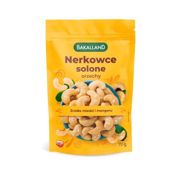 Orzechy nerkowca lekko solone Bakalland 70g