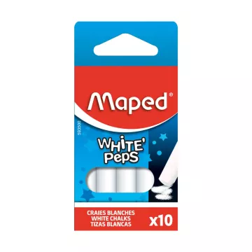 Kreda Whitepeps biała niepyląca 10 sztuk