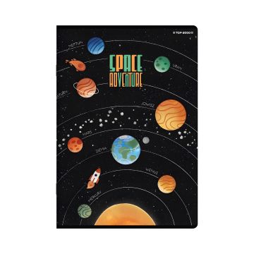 Zeszyt A5 w podwójną linię Space format A5 zestaw 20 sztuk