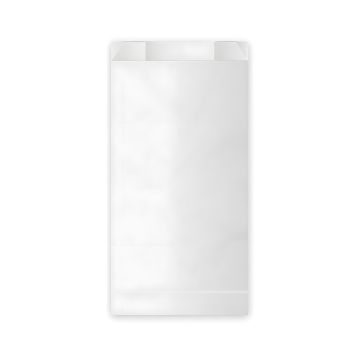 Torebka śniadaniowa papierowa biała o pojemności 1 kg 12+5 x 24 cm 100 sztuk
