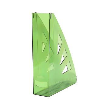 Pojemnik na dokumenty ażurowy A4 transparentny zielony OFFICE PRODUCTS