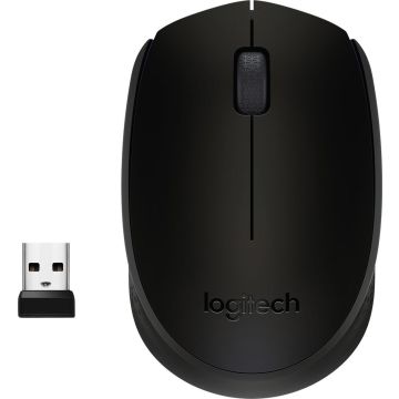 Mysz Logitech B170 czarna bezprzewodowa 1000 DPI