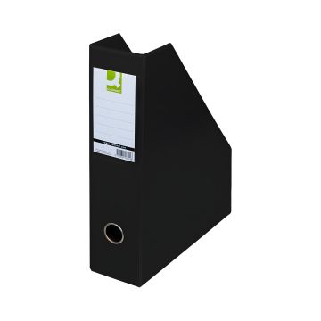 Pojemnik na dokumenty Q-CONNECT z PVC format A4 głębokość 76 mm czarny