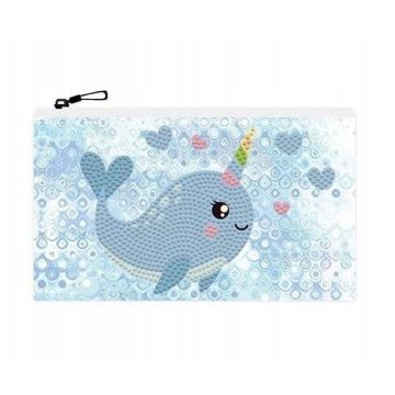 Piórnik Diamond Dotz Narwhal Love zestaw kreatywny do ozdabiania