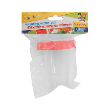 Kubek do wody GIMBOO z blokadą wylania mix kolorów 150ml opakowanie zbiorcze