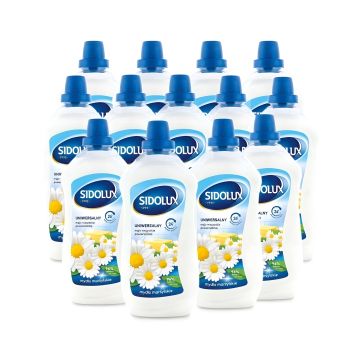 Płyn Uniwersalny Sidolux 1L - Zestaw Zbiorczy 12x1L do Biura