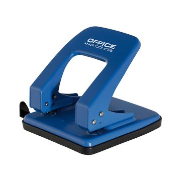 Dziurkacz biurowy OFFICE PRODUCTS do 40 kartek metalowy niebieski perforator A4